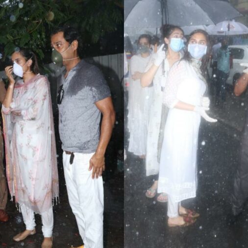 Rhea Chakraborty, Shraddha Kapoor, Kriti Sanon, and others attend Sushant Singh Rajput’s funeral