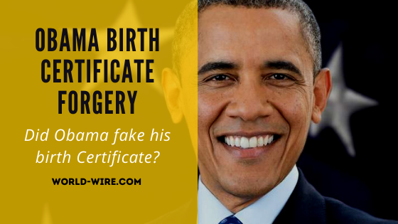 Obama birth certificate forgery