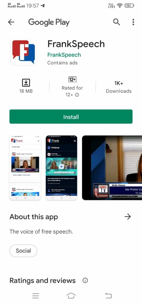 Frankspeech android app download