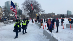 Freedom Convoy counter protest