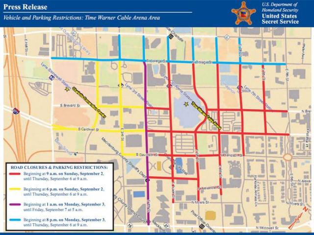 parking lot map