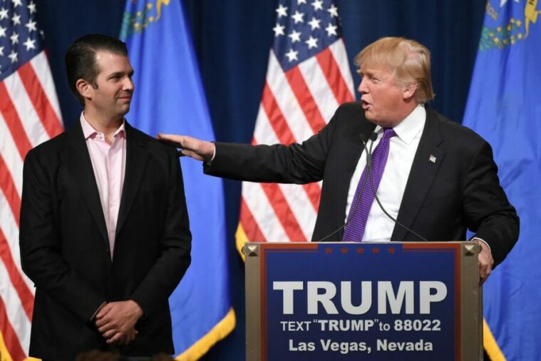 trump and trump jr