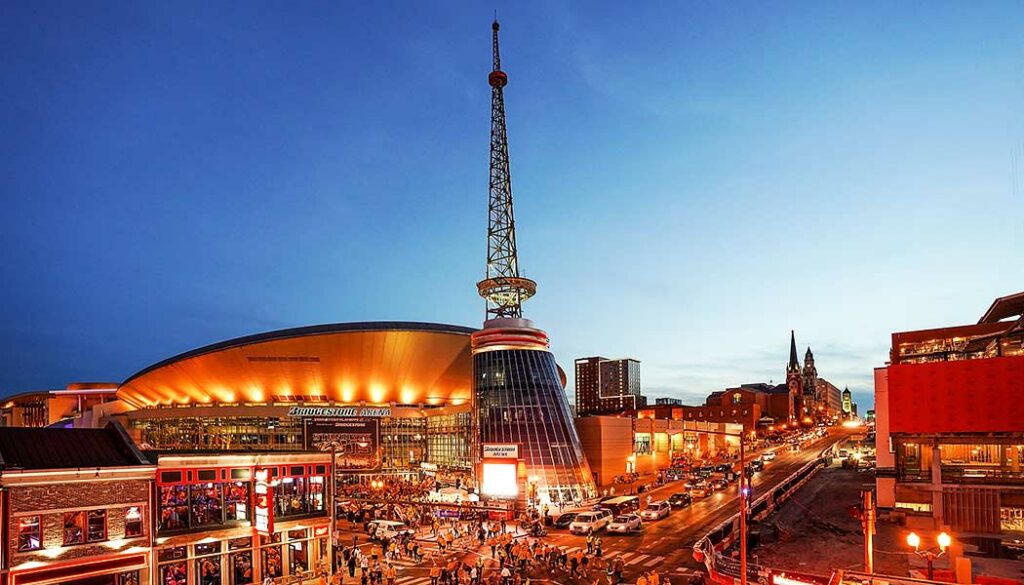 Bridgestone Arena Parking