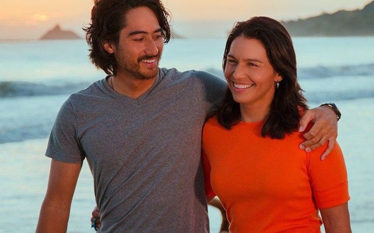 Tulsi Gabbard with Her Husband, Abraham Williams