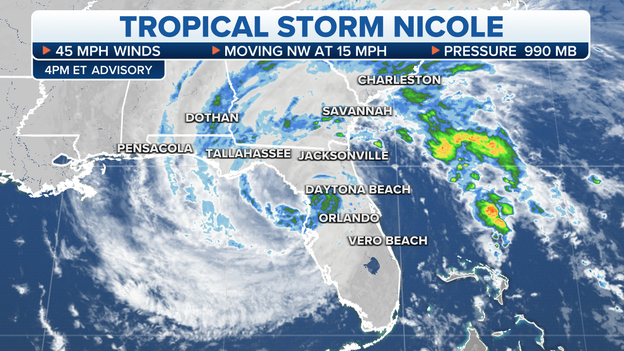 Track Tropical Storm Nicole