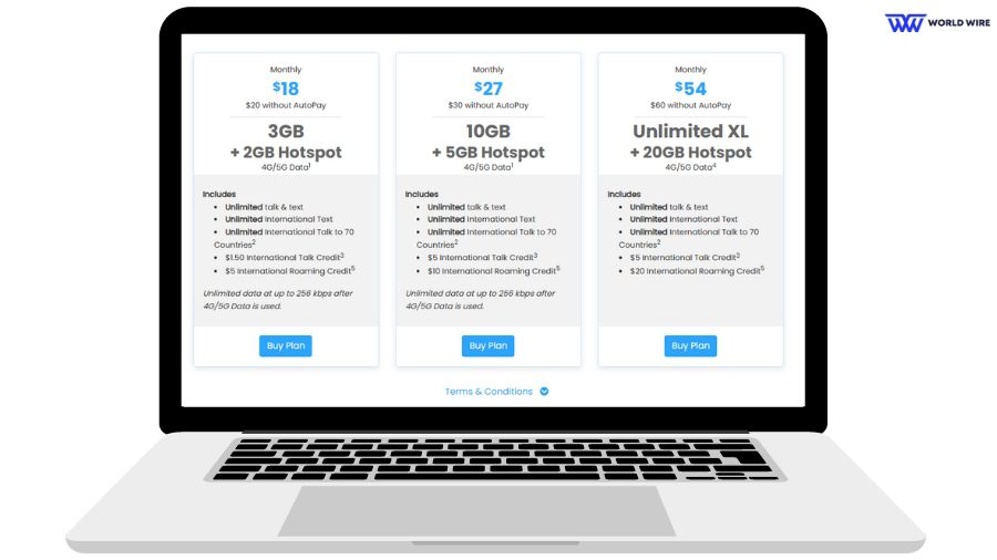 H2O Wireless Recharge Plans