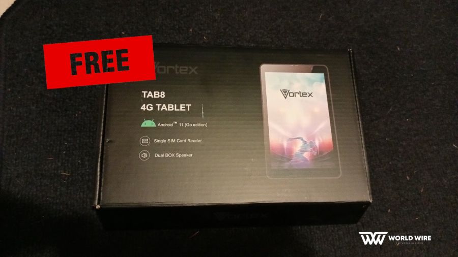 How to get Vortex Tab 8 4G Tablet for Free