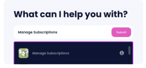 manage subscription