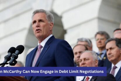 Kevin McCarthy Can Now Engage in Debt Limit Negotiations