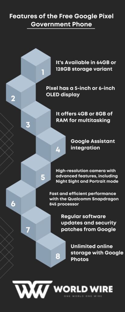 Features of the Free Google Pixel Government Phone