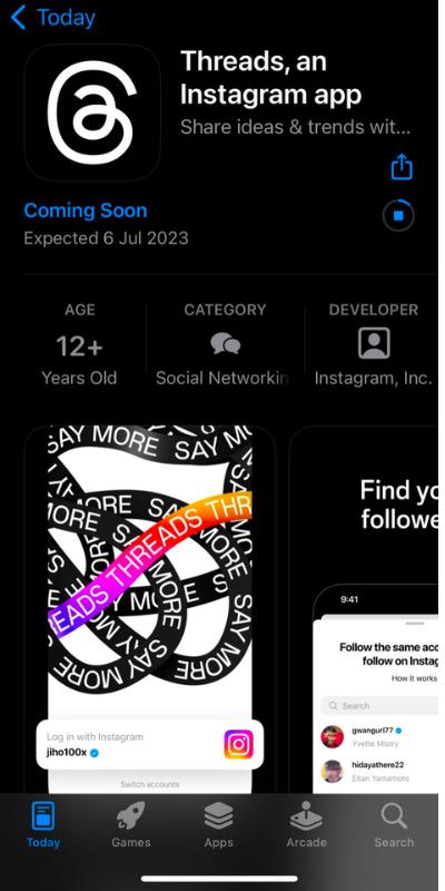 Threads instagram app download