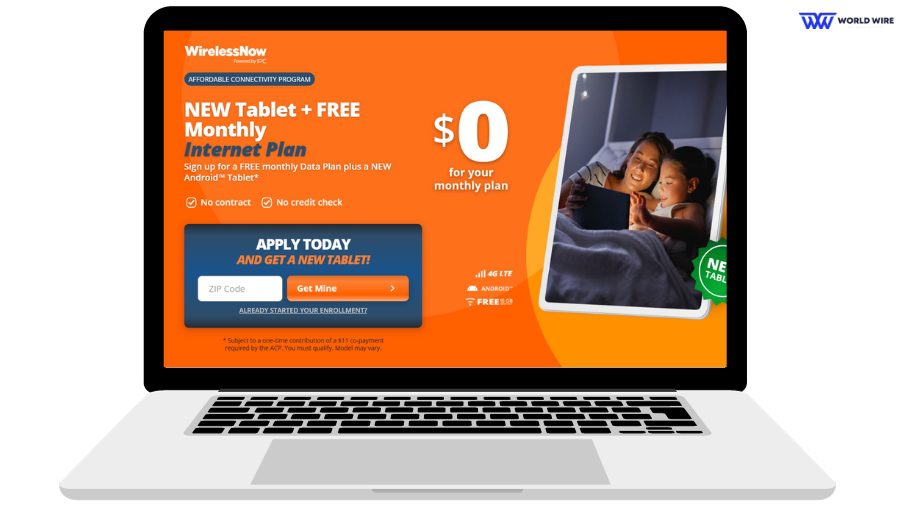 Qualify for Wireless Now Free Tablet via ACP- Application Process