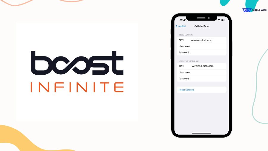 Boost Infinite APN Settings