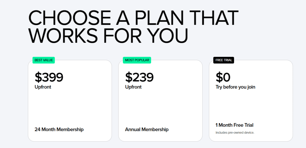 Whoop Membership Plan and Price