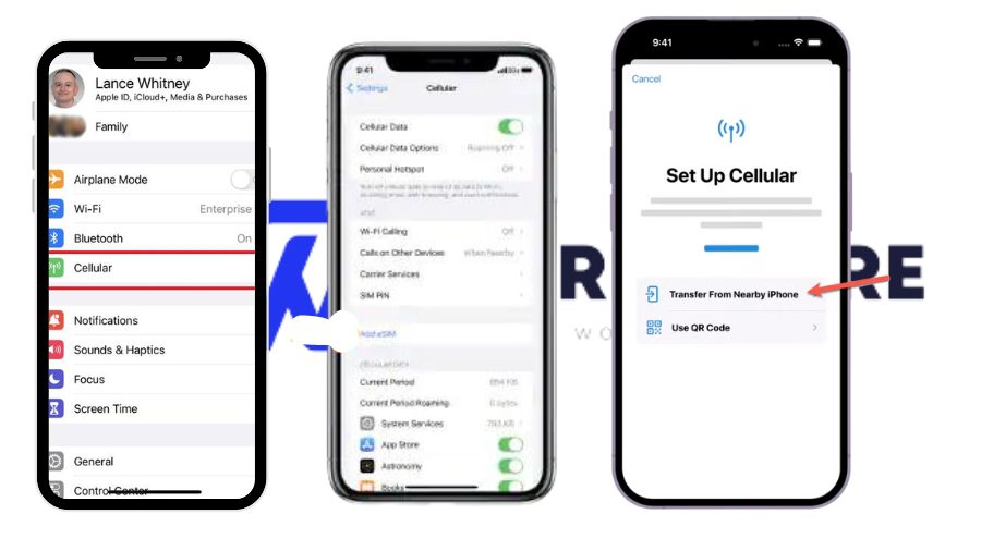 Cricket eSIM Transfer From one iPhone To Another