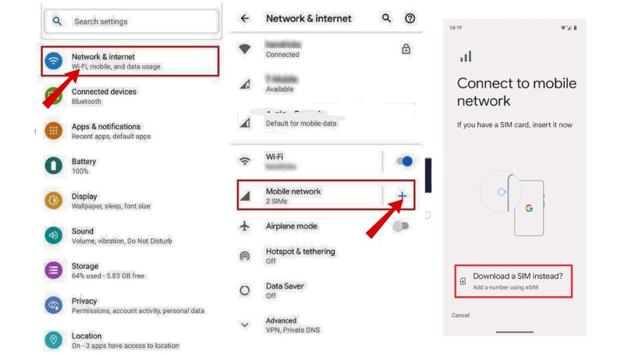 How To Transfer Physical SIM To eSIM Android