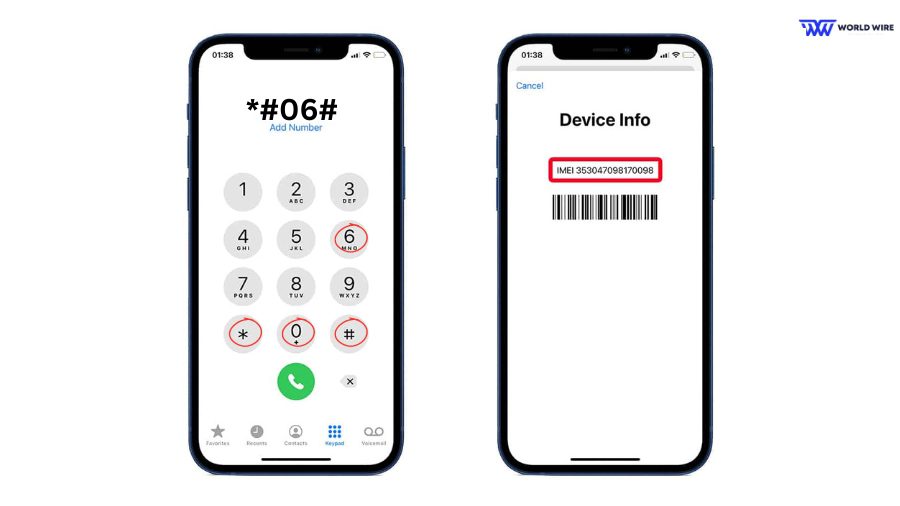 Verify for IMEI details