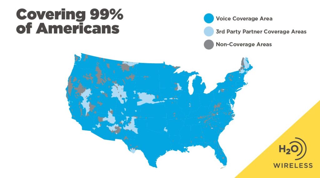 H2O Wireless Coverage