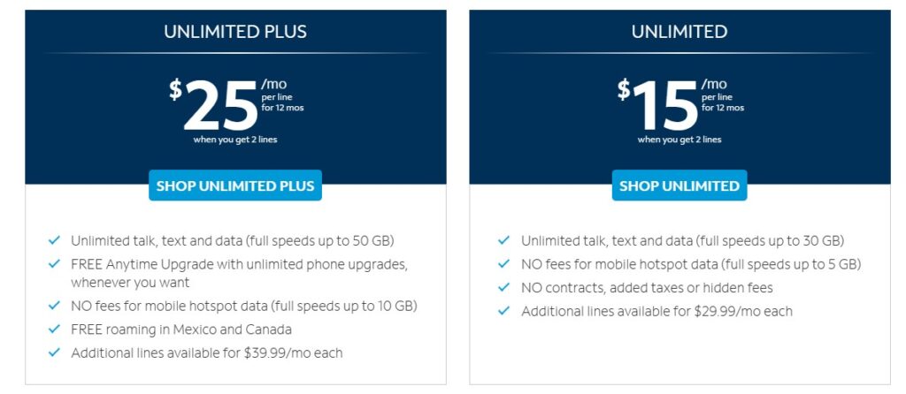 Spectrum Mobile Plans