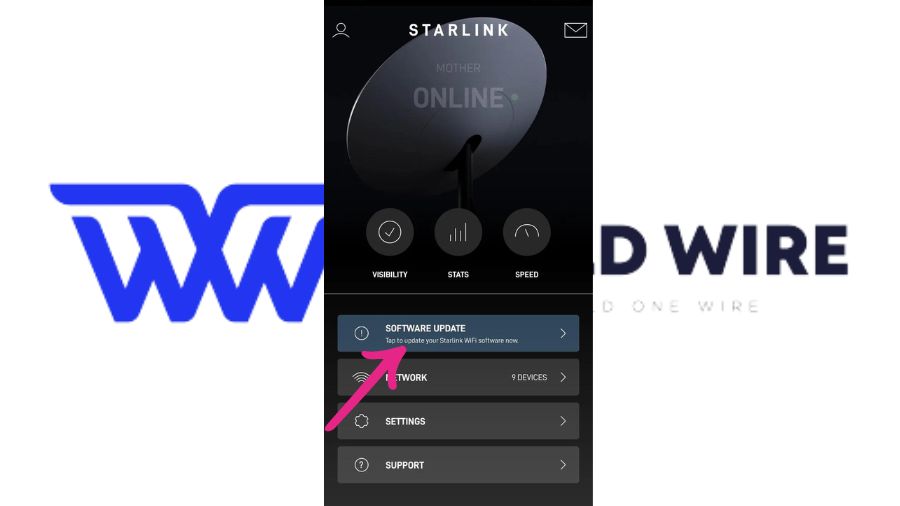 Update Starlink Mobile Firmware
