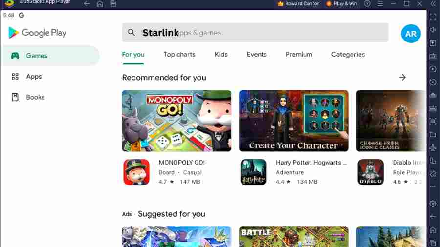 BlueStacks Playstore