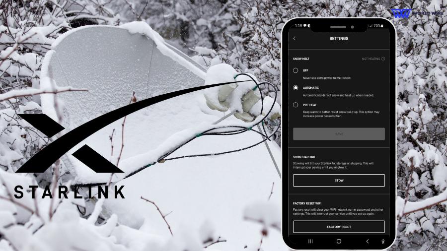 How To Adjust the Starlink Snow Melt Settings