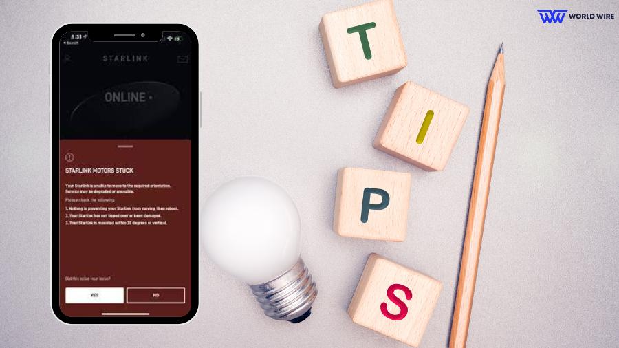 Tips To Prevent Starlink Motor Stuck Error